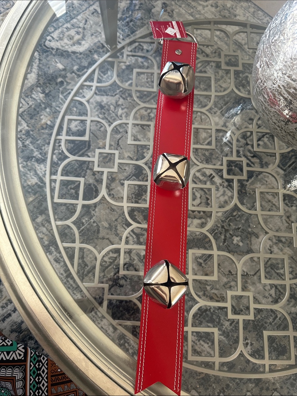 NWT - Celebrate It Red Jingle Bell Wall Decor
